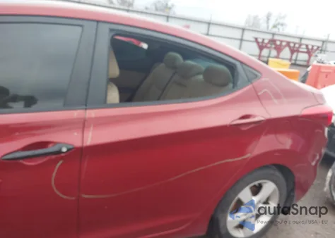 2012 Hyundai Elantra Gls (Ulsan Plant) z USA, uszkodzony, nr VIN KMHDH4AE4CU467118